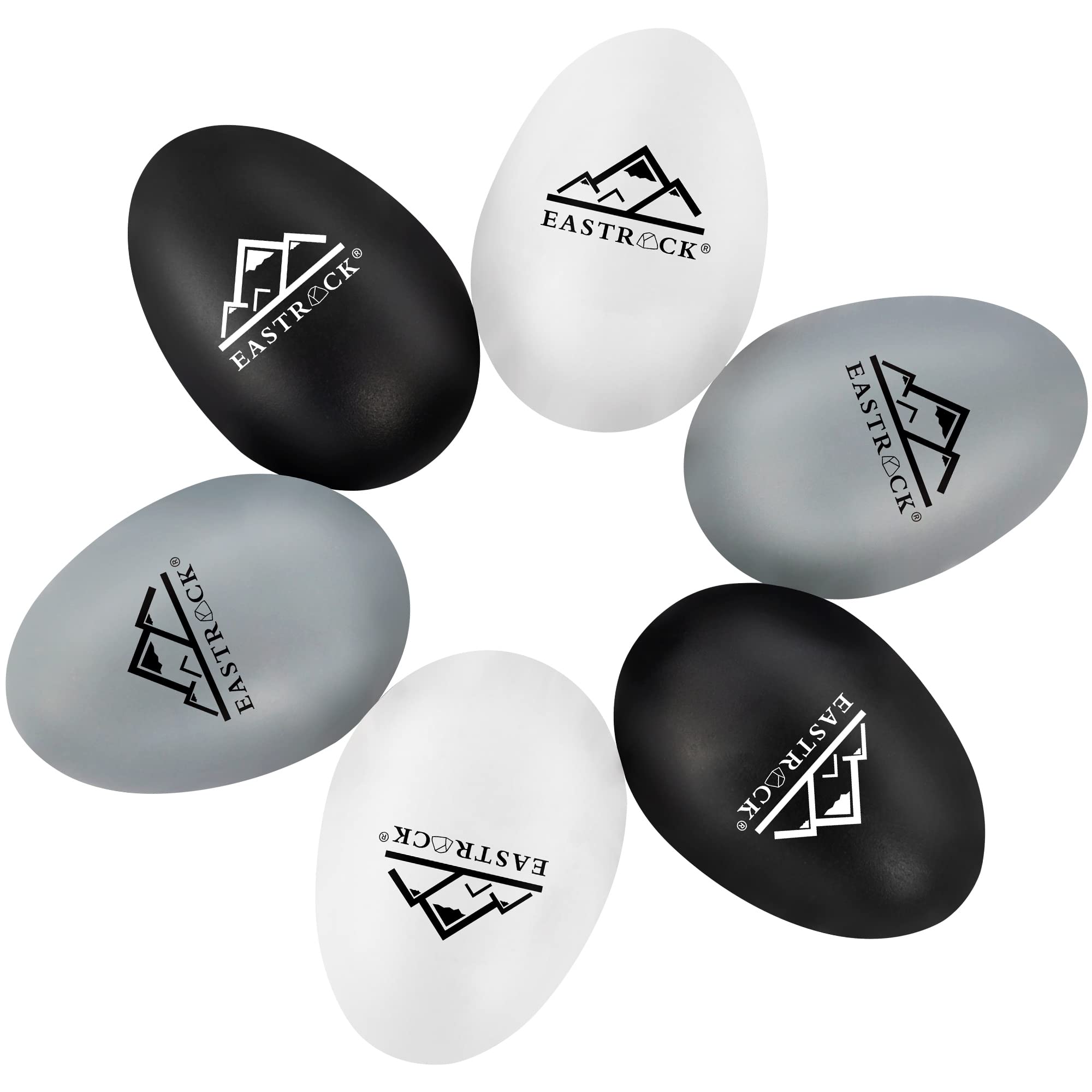 Eastrock Egg Shakers Set 6 Pcs Hand Percussion Shakers Musical Maracas Percussion Instruments