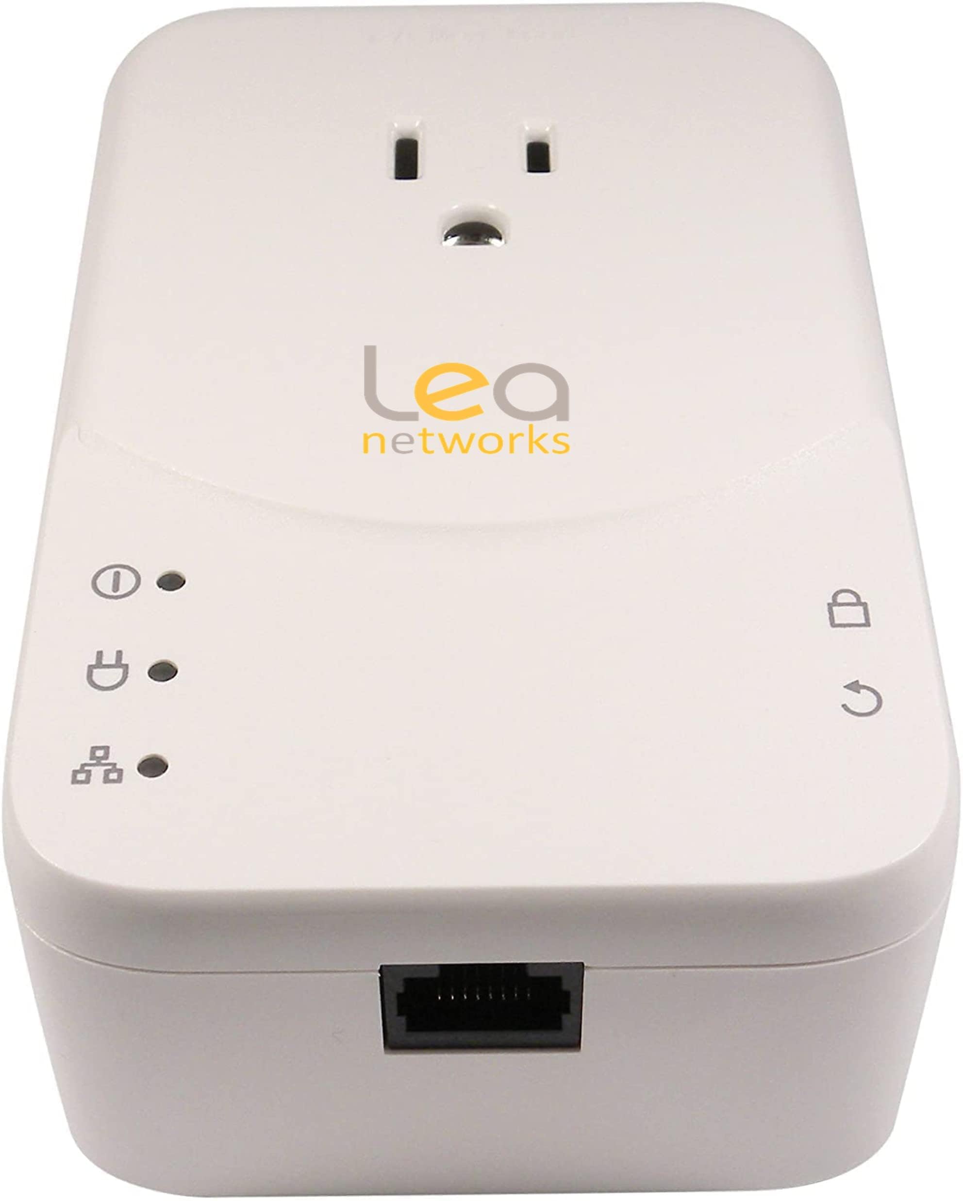 Lea Networks Netsocket1800 Powerline Adapter, Hpav2 Mimo, Single Unit, Filtered Outlet (1 Pack)