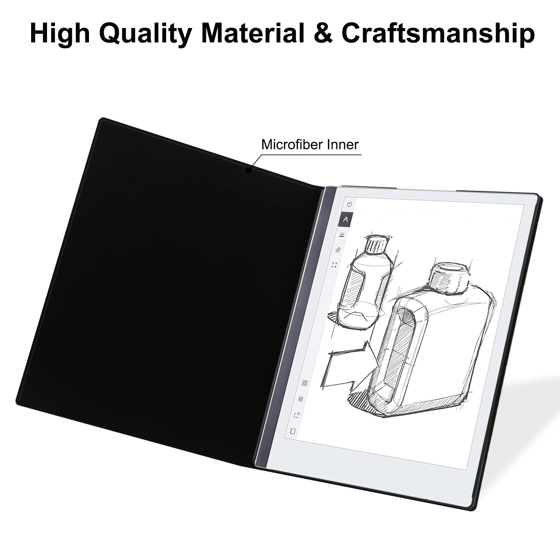 Kuroko Case For Remarkable 2 Tablet Case, Slim Lightweight Stand Hard Back Shell Protective Cover With Pen Holder For Remarkable