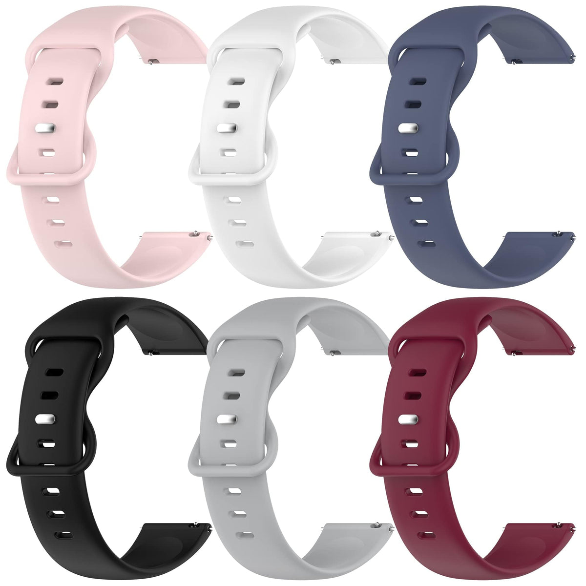 Chofit Compatible With Motorola Moto Watch 100 / Moto 360 3Rd Gen/Moto Watch 70 Smart Watch Bands,Soft Silicone Wristband Adjust