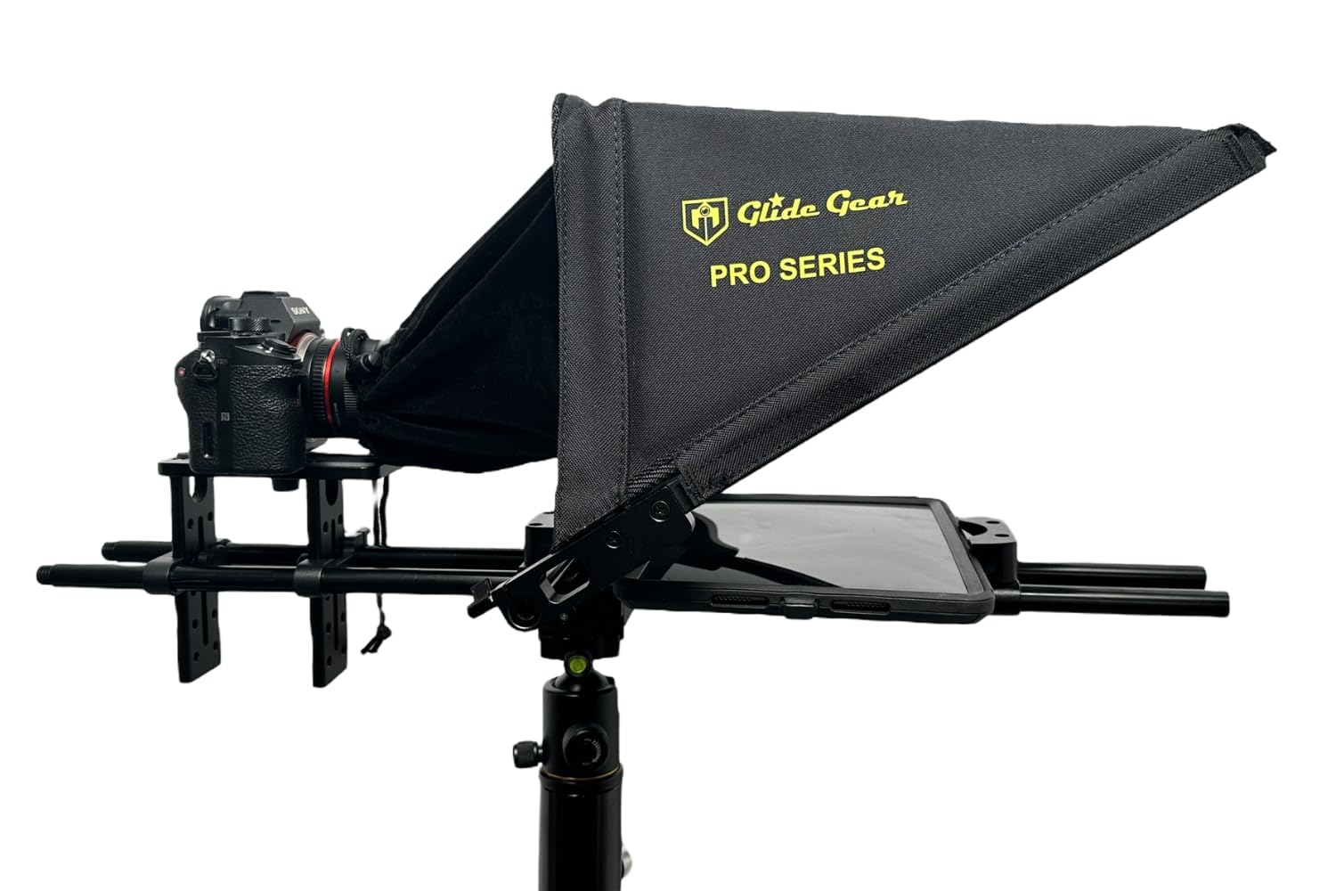 Glide Gear Tmp 750 Teleprompter - All Camera & Smartphones, Tablets - 17 Glass, Hard Case, No Assembly