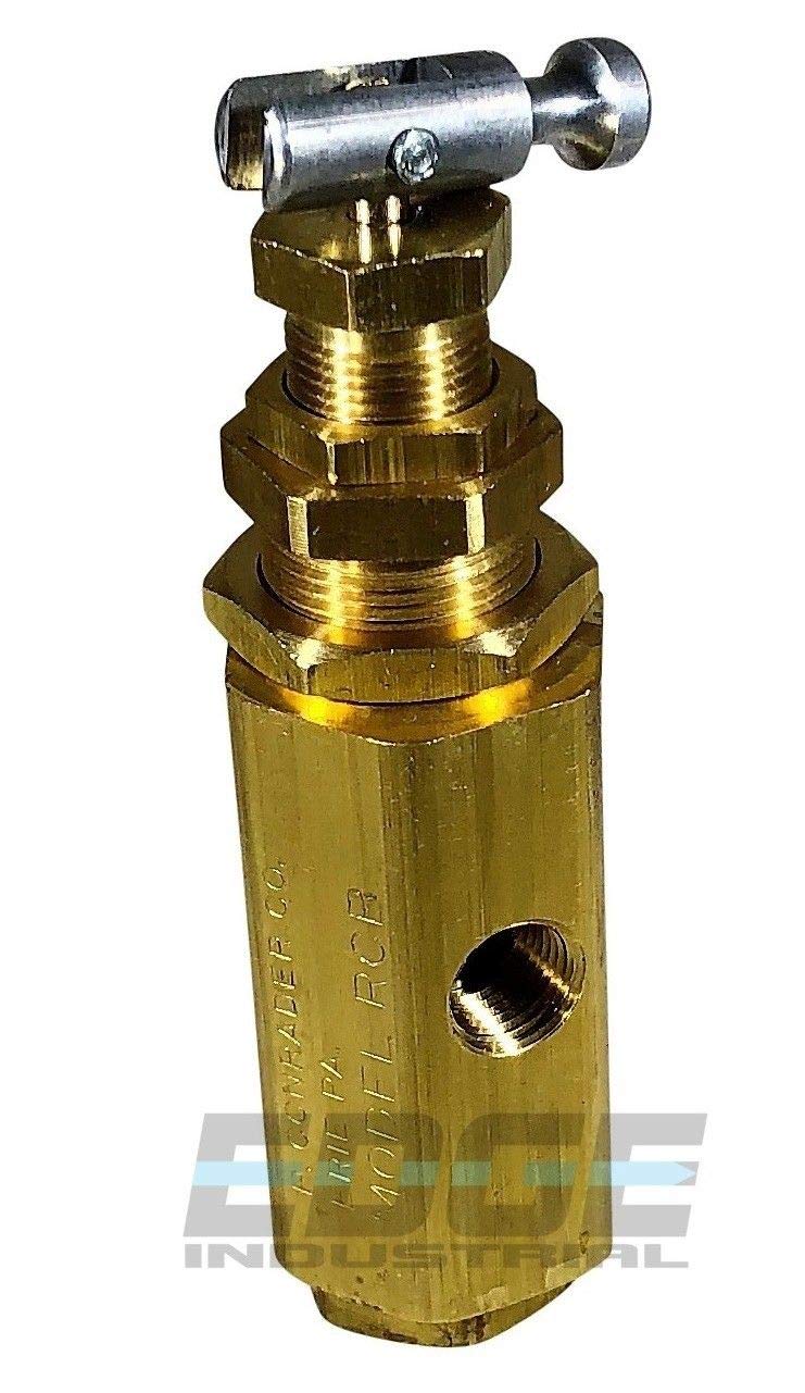 Conrader Pilot Discharge Unloader Valve For Air Compressor 1/4'' Female Npt Fnpt (110 125 Psi)