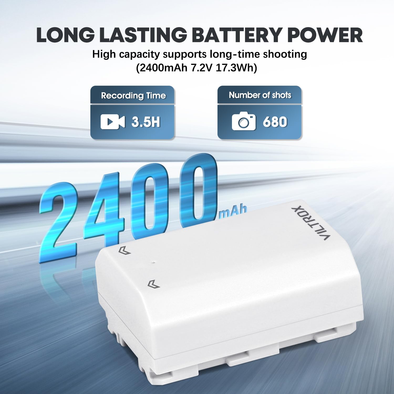 Viltrox 2400Mah Np Fz100 Rechargeable Camera Battery, Usb C 2.5Hrs Fast Charging Replacement Battery For Sony A7R Iv, A7R Iii, A