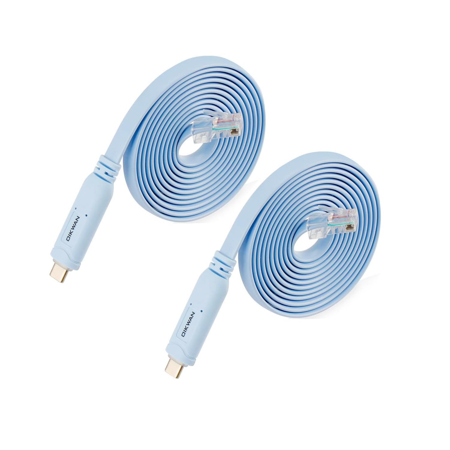 Usb C Console Cable 2Pack, Usb C To Rj45 Console Cable For Cisco Routers/Ap Router/Switch/Windows Linux Mac Os