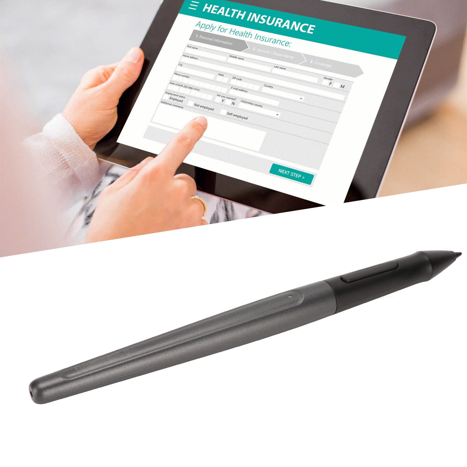 Pf150 Pen For Q11K, Graphics Tablet Pen Pf150 Pen With 2 Programmable Keys For Huion Q11K Graphics Tablet