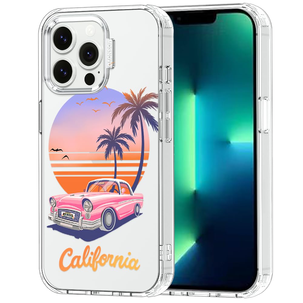 MOSNOVO for iPhone 13 Pro Case, Shockproof Military-Grade Protection 6.6ft Drop Tested, Clear Phone Case for iPhone 13 Pro, Cali
