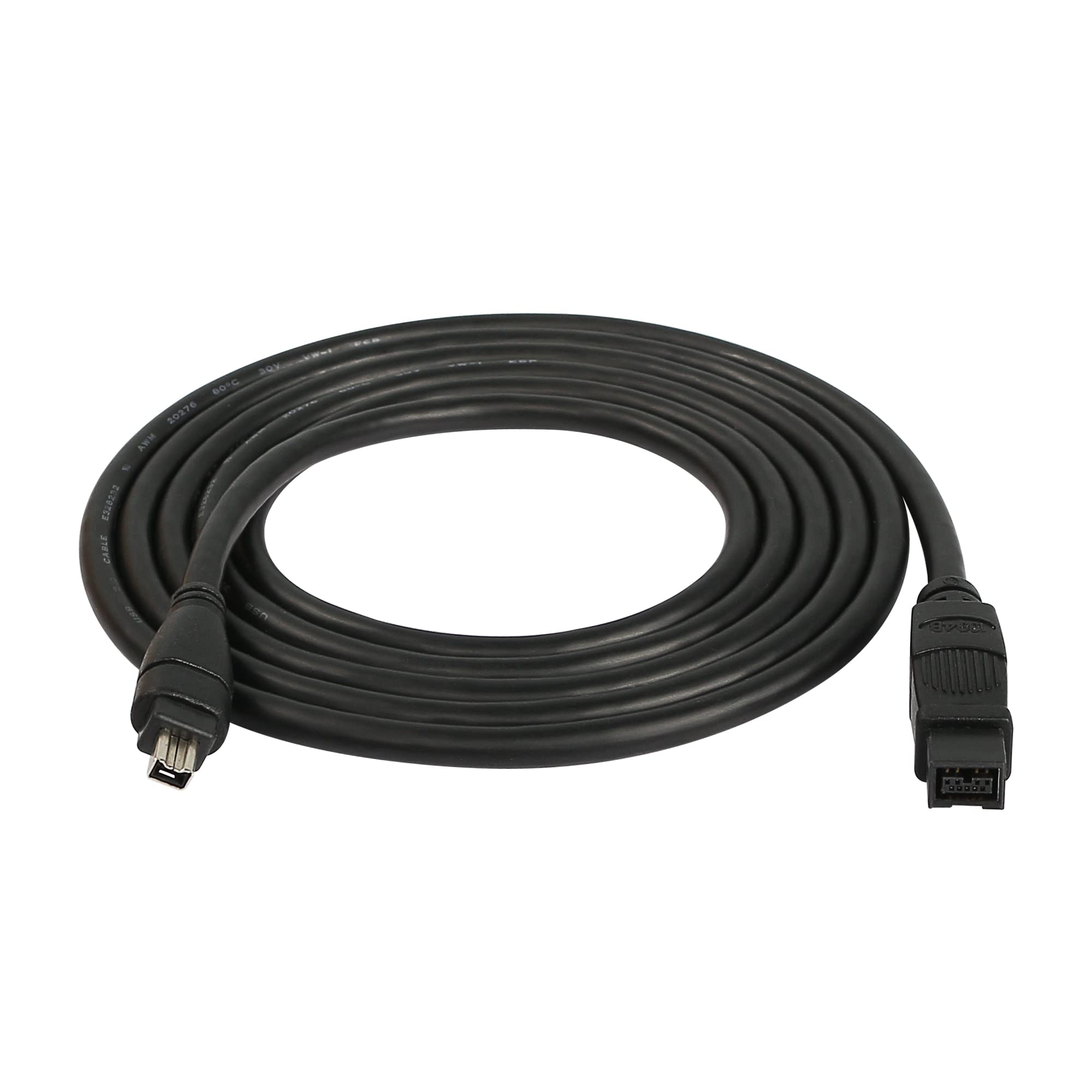 Sinloon Ieee 1394 Firewire Cable 1394 Type B 800 9 Pin Male To 400 4 Pin Male Data Transfer Adapter Converter Cable For Mac Pro,