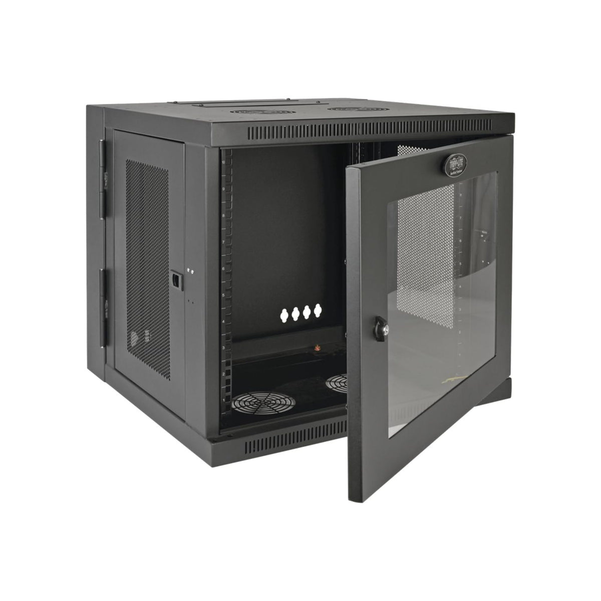 Tripp Lite 10U Wall Mount Rack Enclosure Server Cabinet With Acrylic G ...