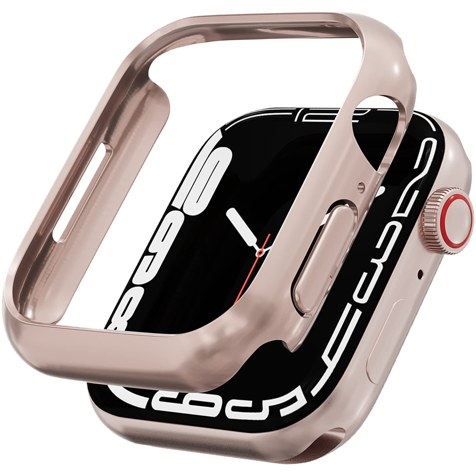 Miimall Compatible Apple Watch 45Mm Case Hard Pc Frame Ultra Thin Lightweight Woman Man Protective Bumper Shell Case For Apple W