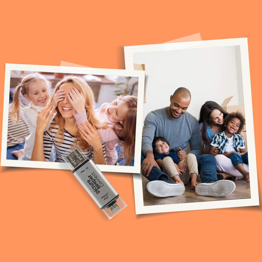Picture Keeper Connect Photo & Video Usb Flash Drive For Apple, Android, And Pc Devices, 128Gb Thumb Drive