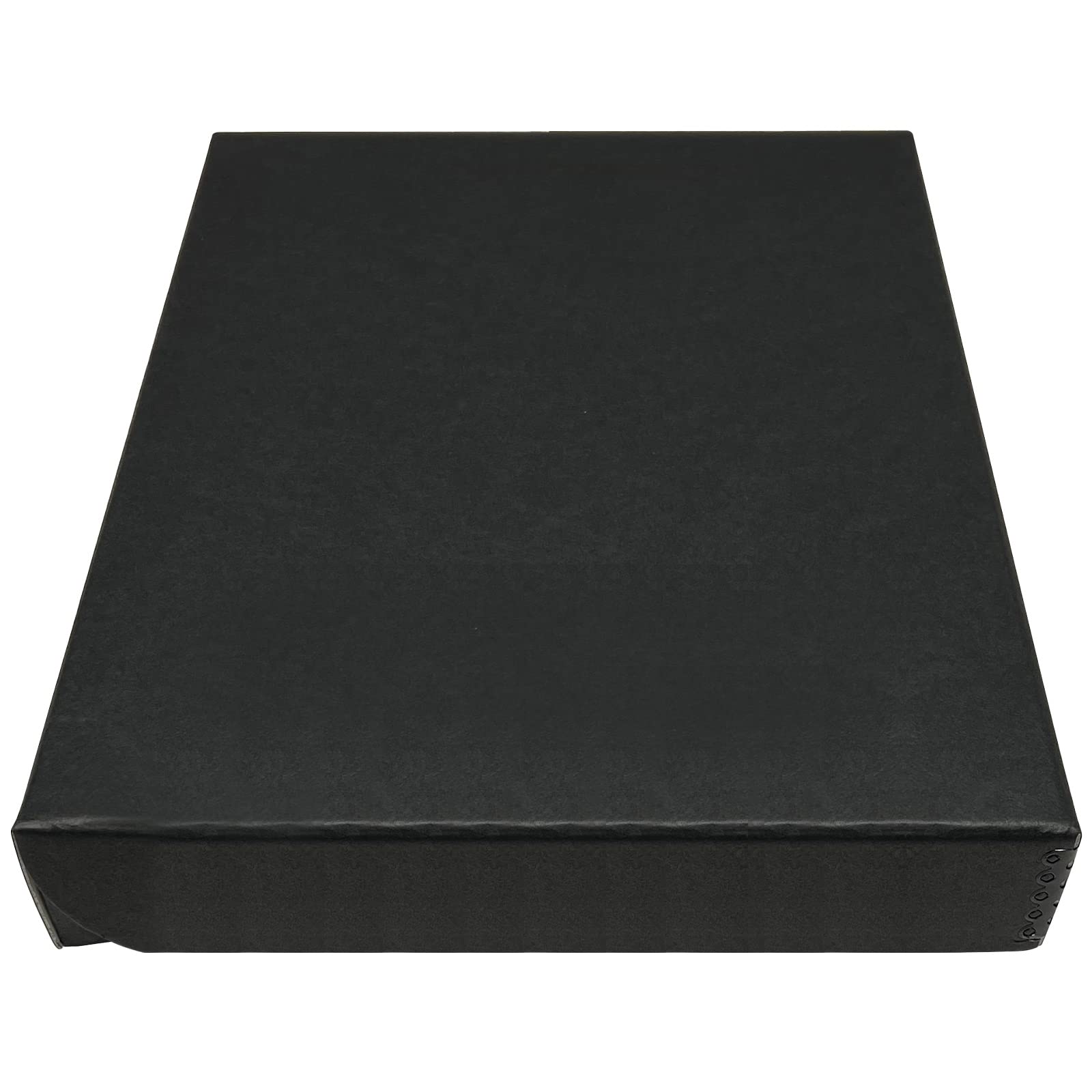 Golden State Art, Archival Folio Storage Box 9X12, Clamshell Design With Metal Edge, Preserve And Store Photos Documents Cards Prints Arts And Crafts Diy, Black