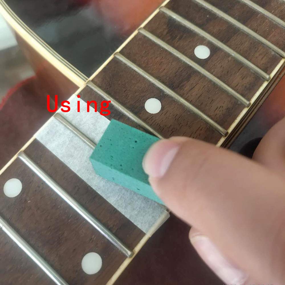 Baroque Fret Erasers For Guitar, Suitable For Guitar Strings & Fret Polishing Abrasive, Fret Erasers Kit, Set Of 5,High Quality