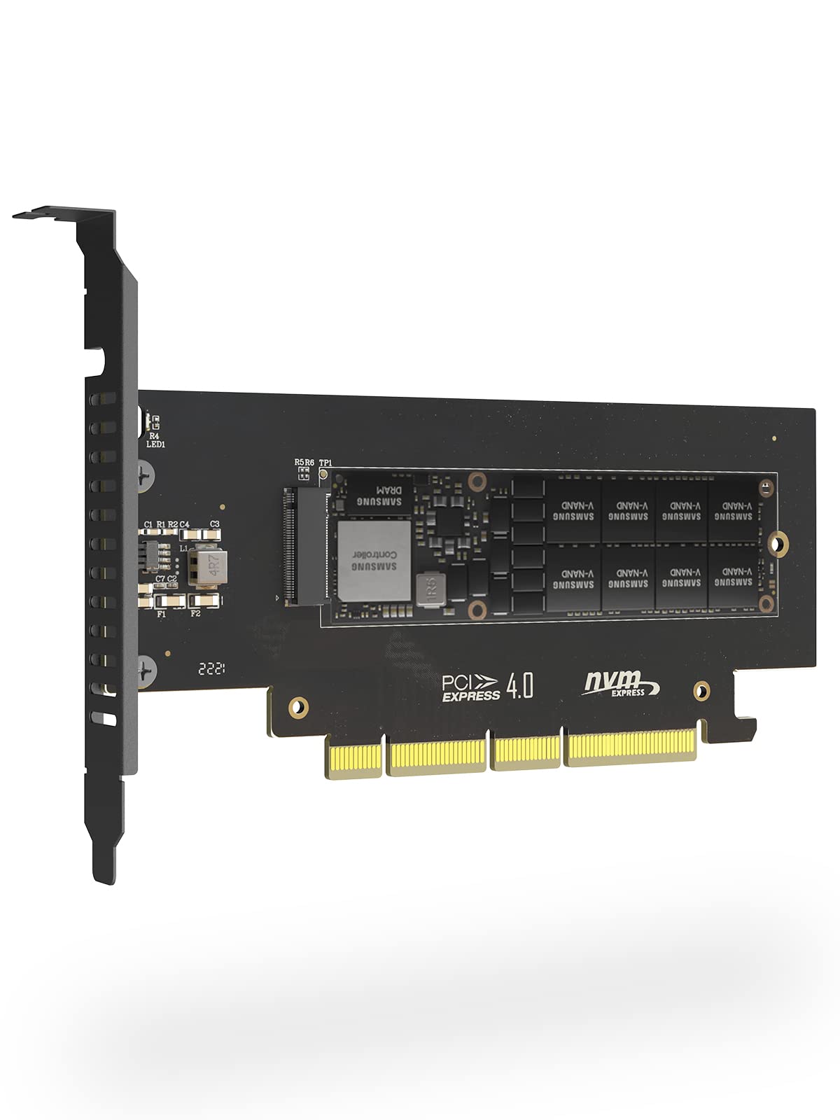 Jeyi Pcie 4.0 X4 Adapter For Ngsff Nf1 M.3 Nvme 110Mm Ssd   Pci Express 4.0 4 Lane Host Adapter