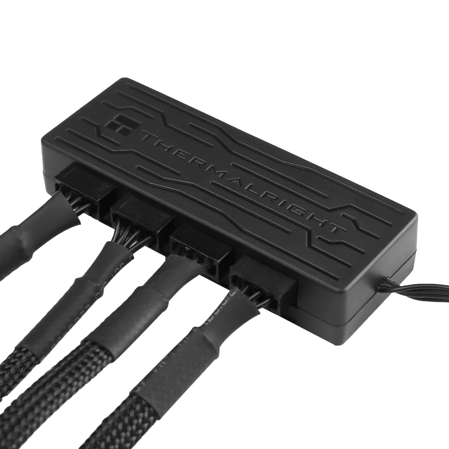 Thermalright Fan Hub X4 Pwm Fan Hub Support 4 Groups Of Pc Fans,Multiple Interface Fan Hubs Cooling,4 Port 4 Pin Pc Cooler Fan C