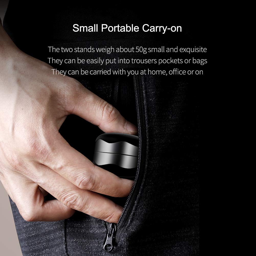 Laptop Cooling Pad, Hagibis Ergonomic Laptop Stand Small Invisible Cooler Ball Portable Magnetic Foot Heat For Macbook Pro Computer