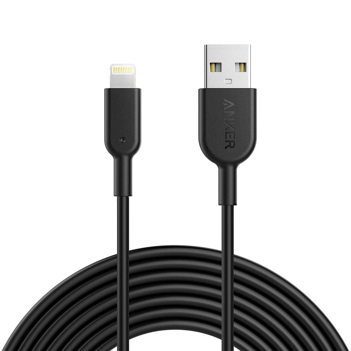 Anker Iphone Charger Cable, Powerline Ii Lightning Cable (10Ft), Durable Cable, Mfi Certified For Iphone Xs/Xs Max/Xr/X / 8/8 Pl