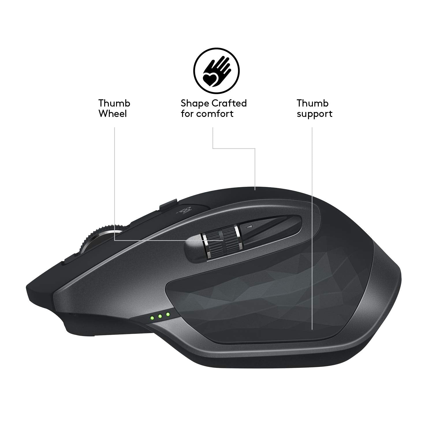 Logitech Mx Master 2S Mouse Graphite, Wireless, 910 005139 (Graphite, Wireless)
