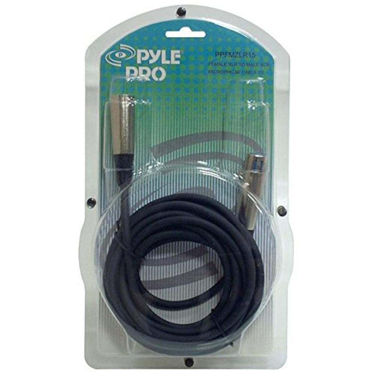 15 Feet Xlr Microphone Cable   Heavy Duty Copper Clad Aluminum Xlr Male To Xlr Female Mic Cable With Nickel Metal Connectors, No