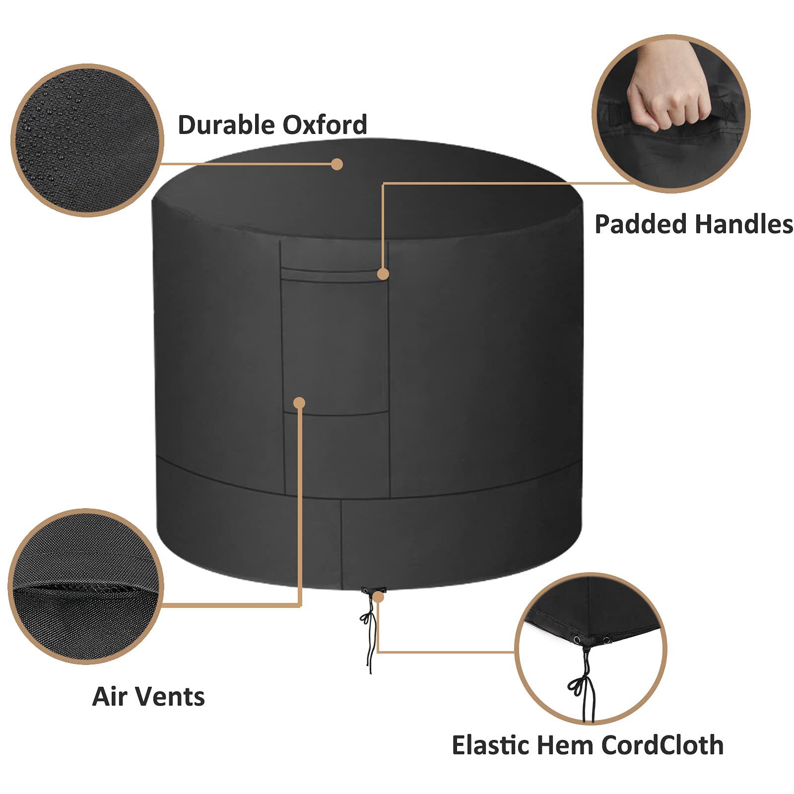 Little World Air Conditioner Cover For Outside Unit, Universal Veranda Winter Ac Cover American Standard Furniture Central Outdo