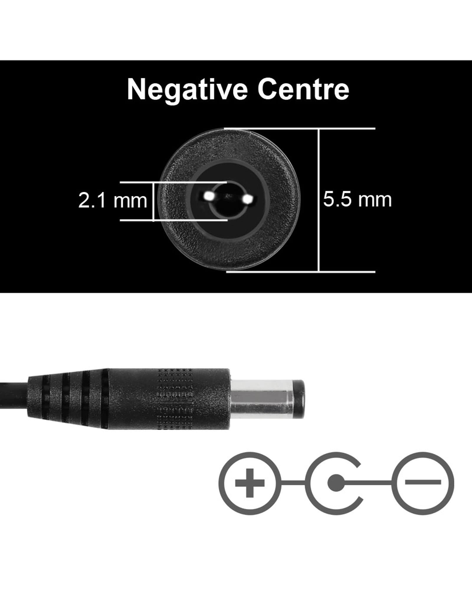 Mr.Power Guitar Effects Power Supply Adapter 9V Dc 1A (1000Ma) With Daisy Chain Cord Cable Free Insulated Cap (9V Adapter + 8 Way Cable)