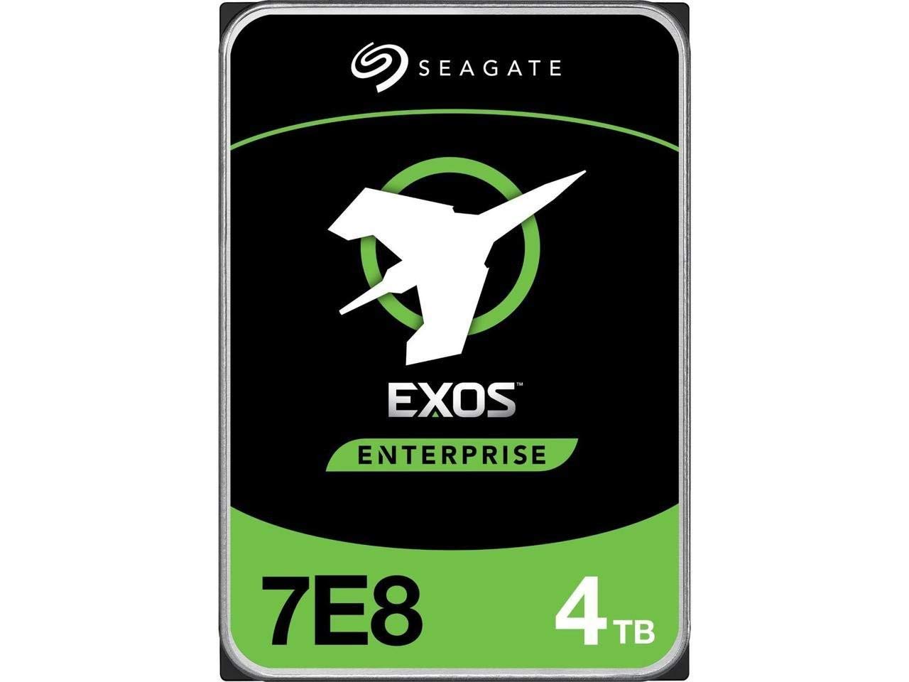 Seagate Exos 7E8 4Tb Internal Hard Drive Enterprise Hdd     3.5 Inch 512N Sata 6Gb/S, 7200Rpm, 256Mb Cache     Frustration Free