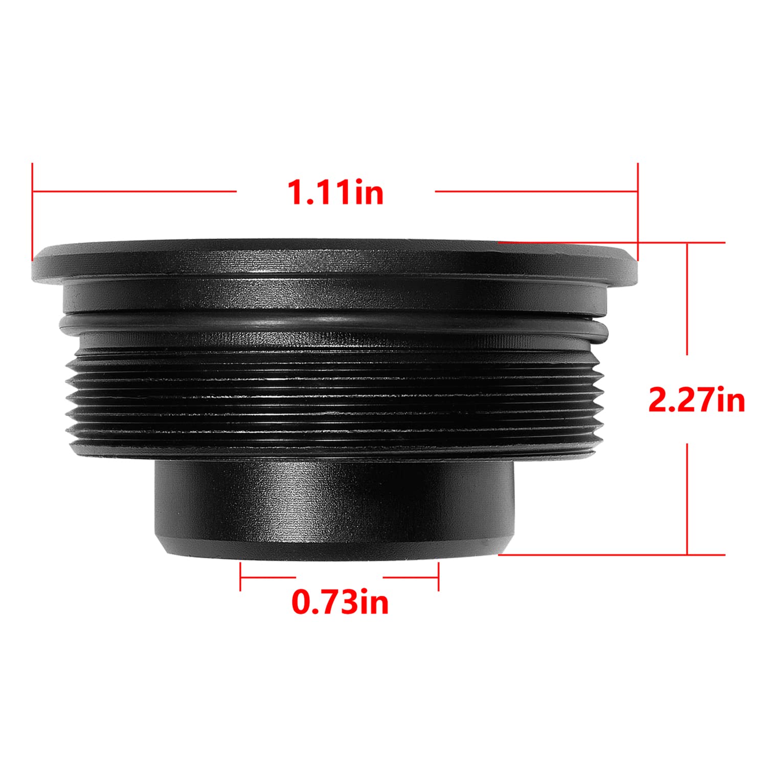 Yoursme 1 Pc Tilt Cap/Gland With Seals Fit For Yamaha 200 225 250 300 Hp V6 3.3L End Cap Tilt Cylinder 61A 43811 00 00