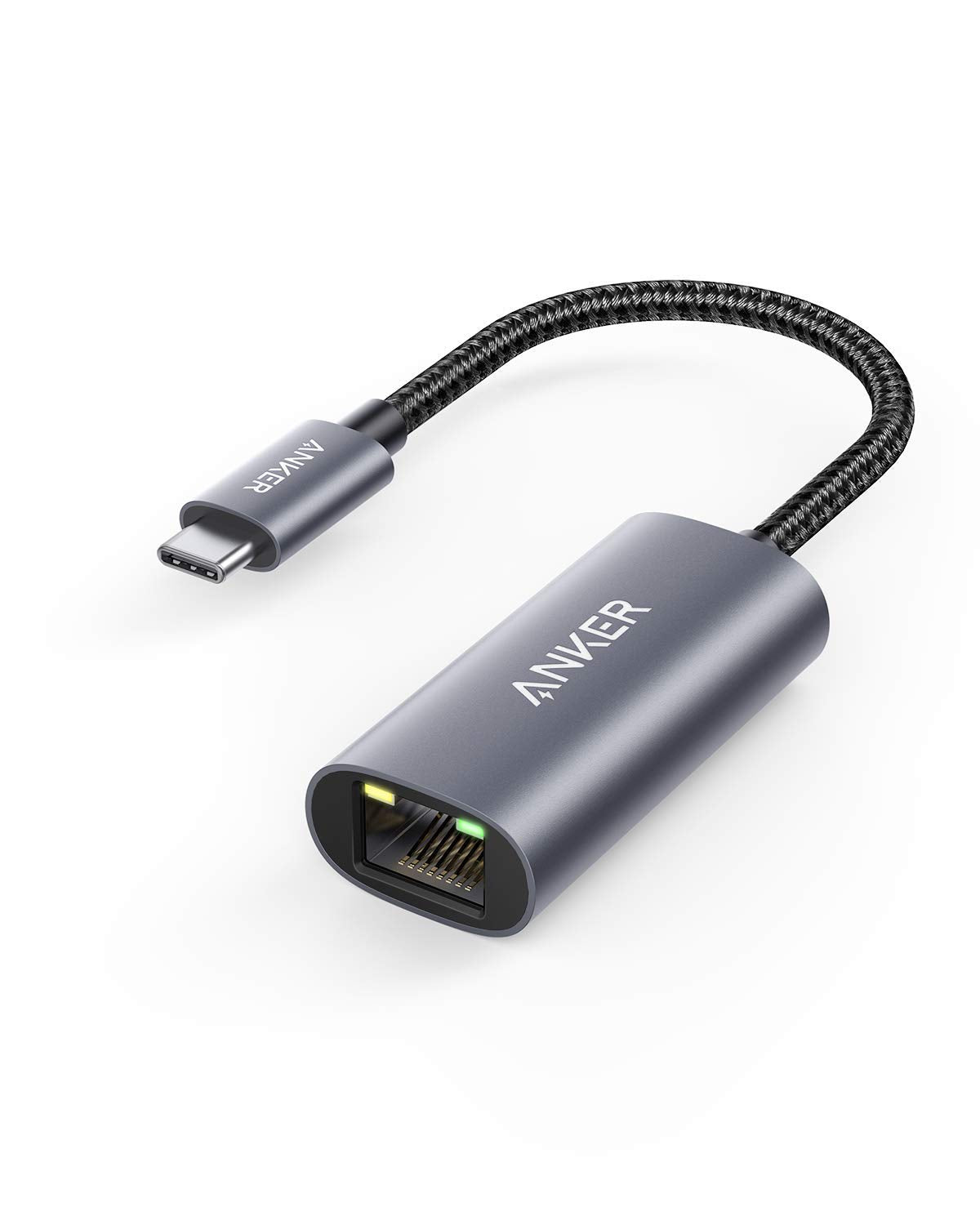 Anker Usb C To Ethernet Adapter, Powerexpand Usb C To Gigabit Ethernet Adapter, Aluminum Portable Usb C Adapter For Macbook Pro,