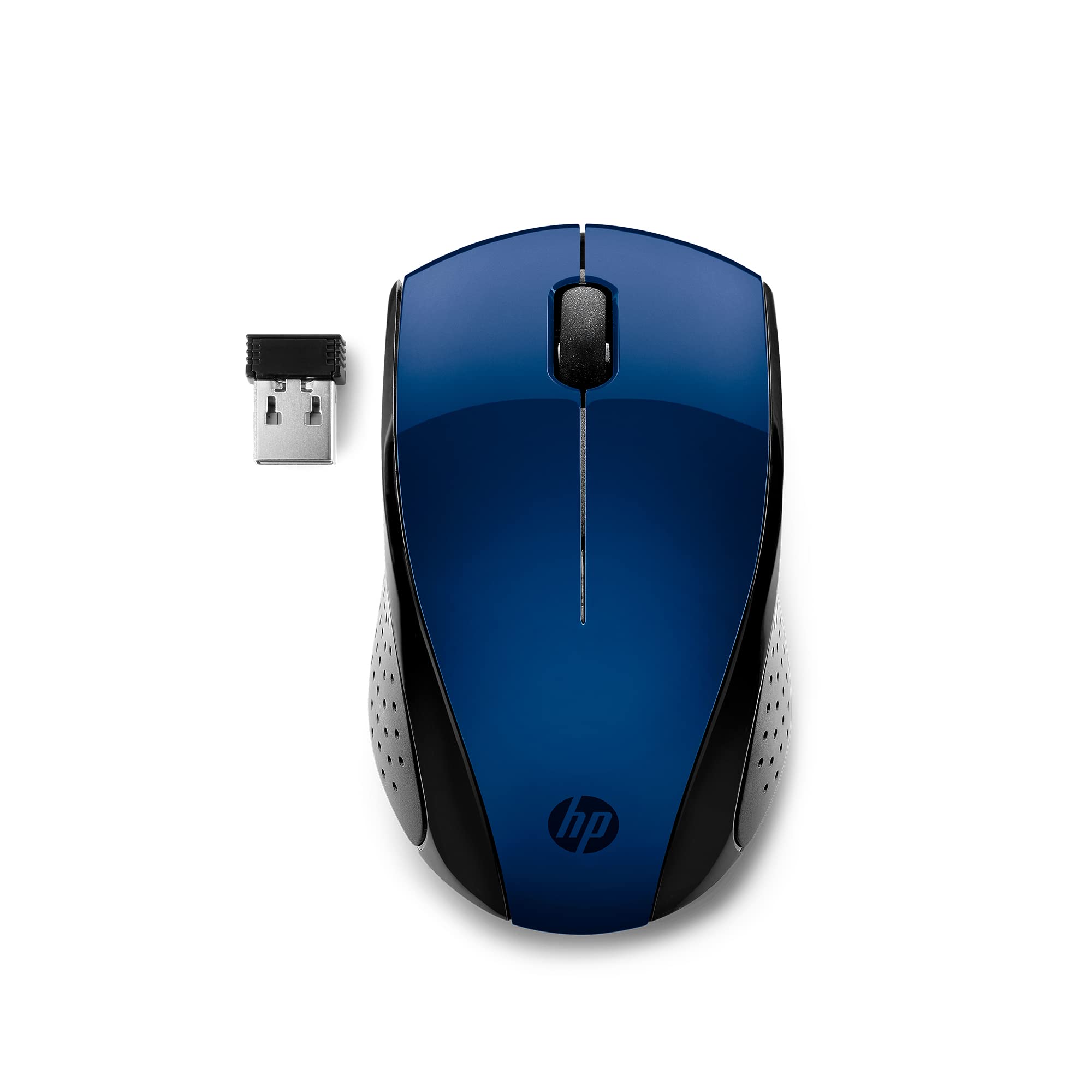 HP X3000 G3 Wireless Mouse   Blue, 15 Month Battery, Side Grips for Control, Travel Friendly, Blue LED, Powerful 1600 DPI Optical Sensor, Compatible with Wins PC/Laptop, Mac, Chromebook (683N8AA#ABL)