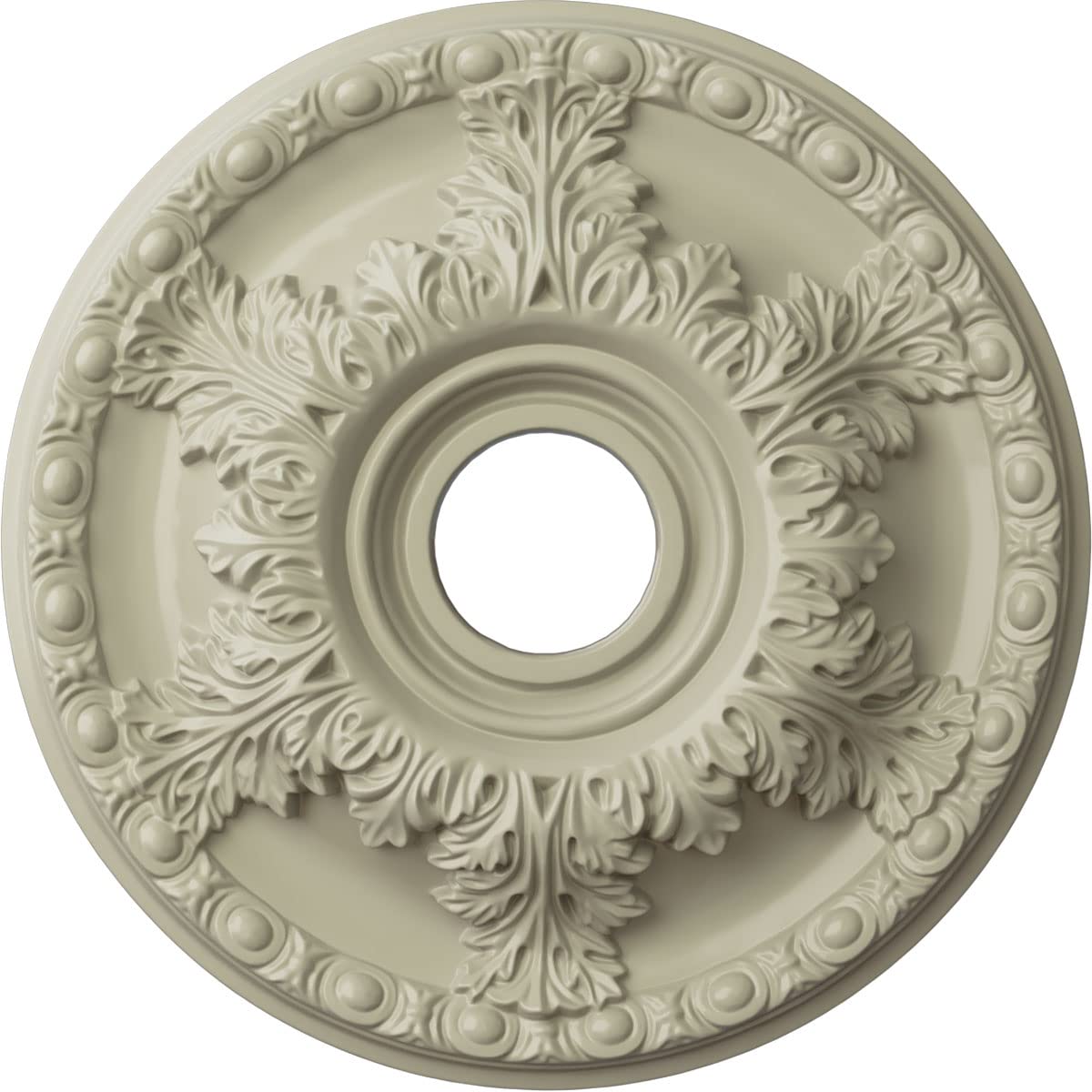 Ekena Millwork CM18GACYF Granada Ceiling Medallion, Clear Yellow