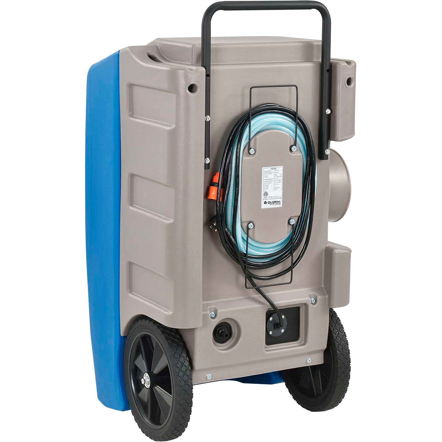 Global Industrial Dehumidifier Commercial Grade Refrigeration 250 Pints A Day Dehumidification With Water Pump