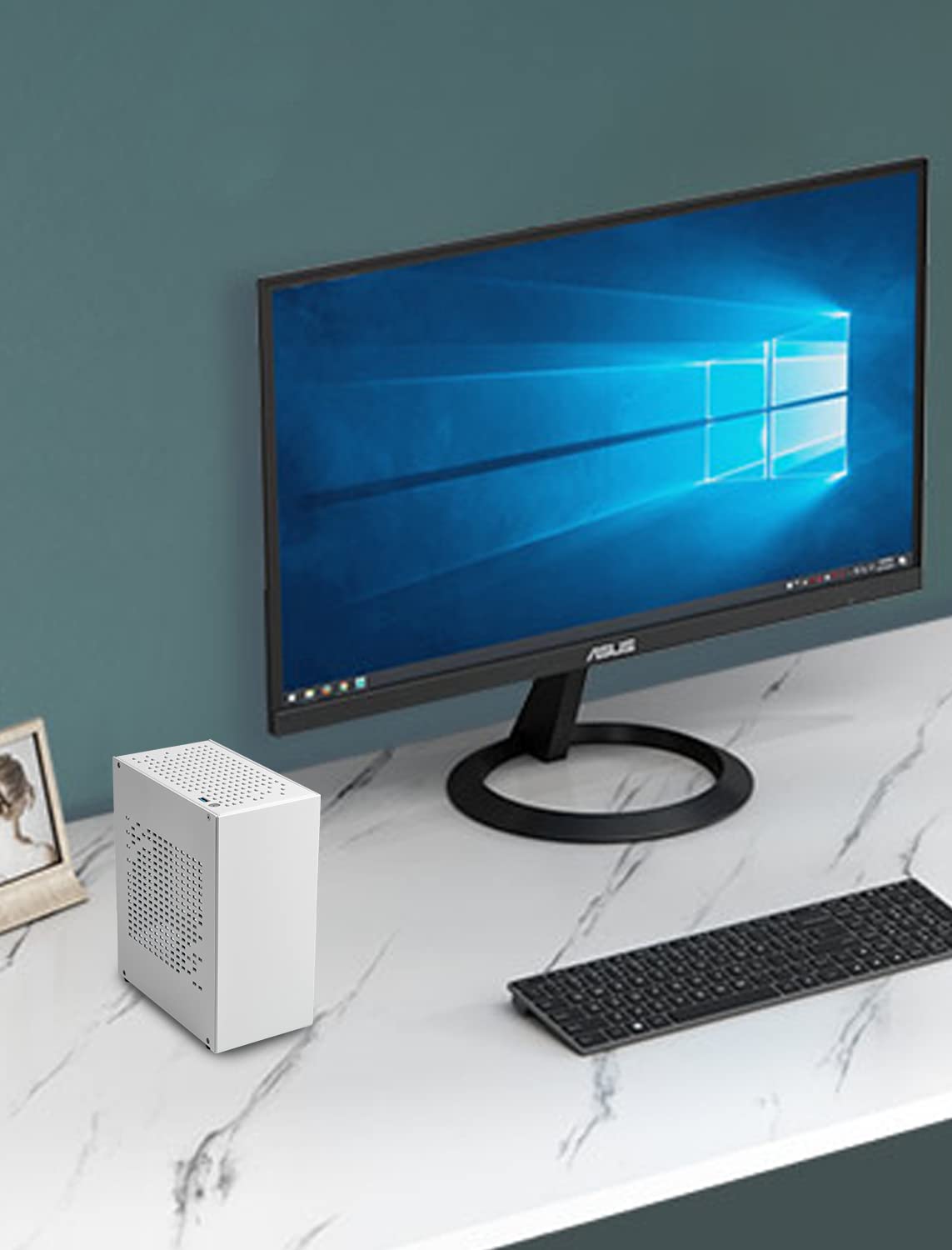 Aluminum Mini Itx Case With Pcie Riser, Joyjom Mini Pc Case, Sff Small Form Factor Pc Case, Tx Computer Gaming Case Supports Gpu