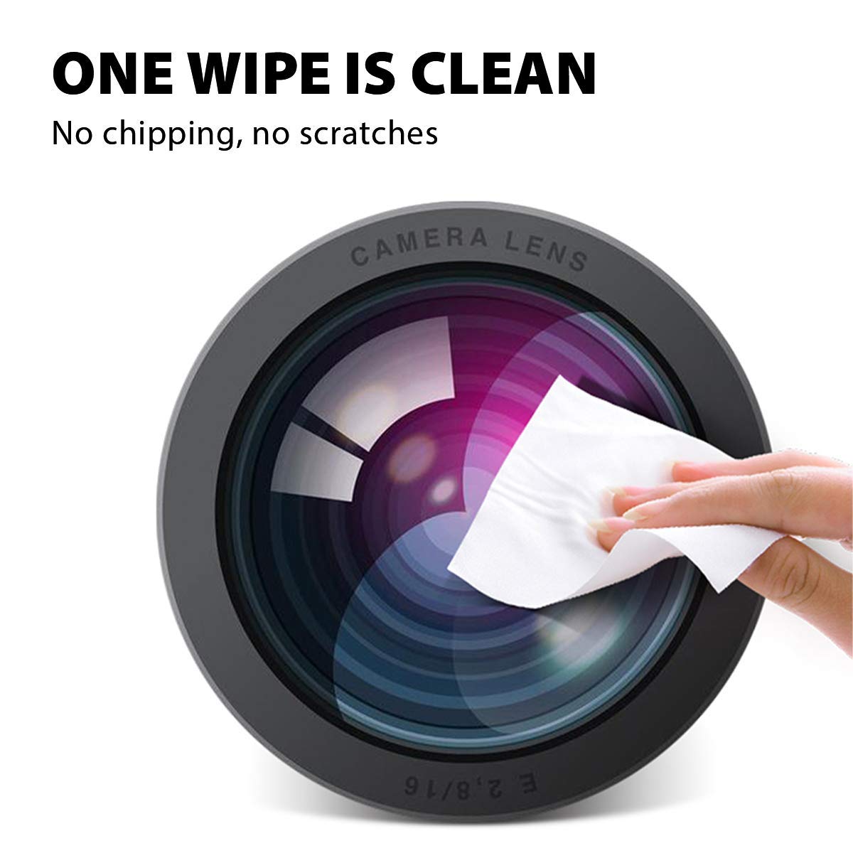 Vsgo Camera Cleaning Cloth 20Pcs Durable Microfiber Cleaning Cloths Vacuum Packed Double Surfaces Lens Cleaning Cloth Compatible