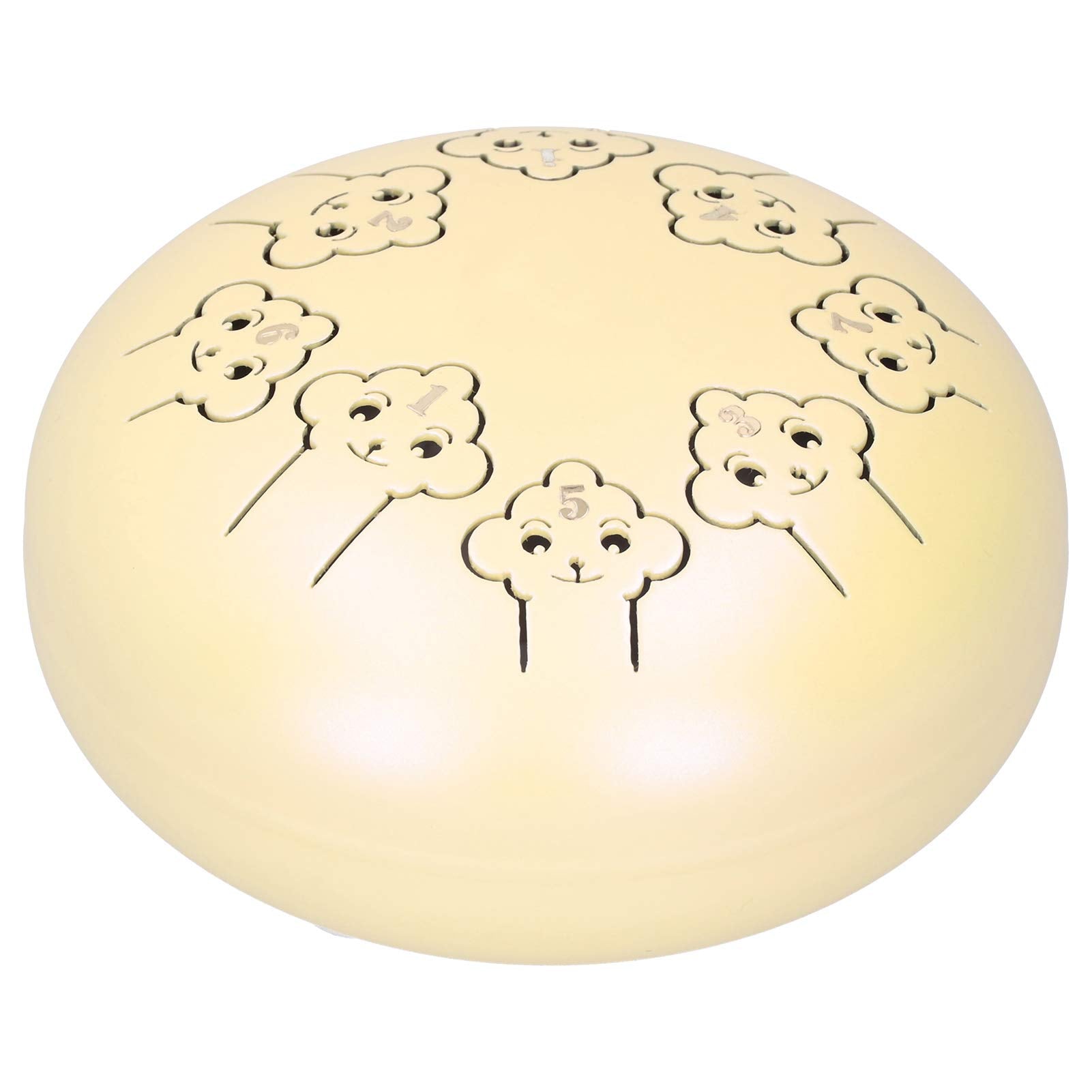 Percussion, Steel Ti Alloy 5.5In SLADE Steel Tongue Drum with Cute Musical Monkey Pattern for Performance for Home Use(Cartoon y