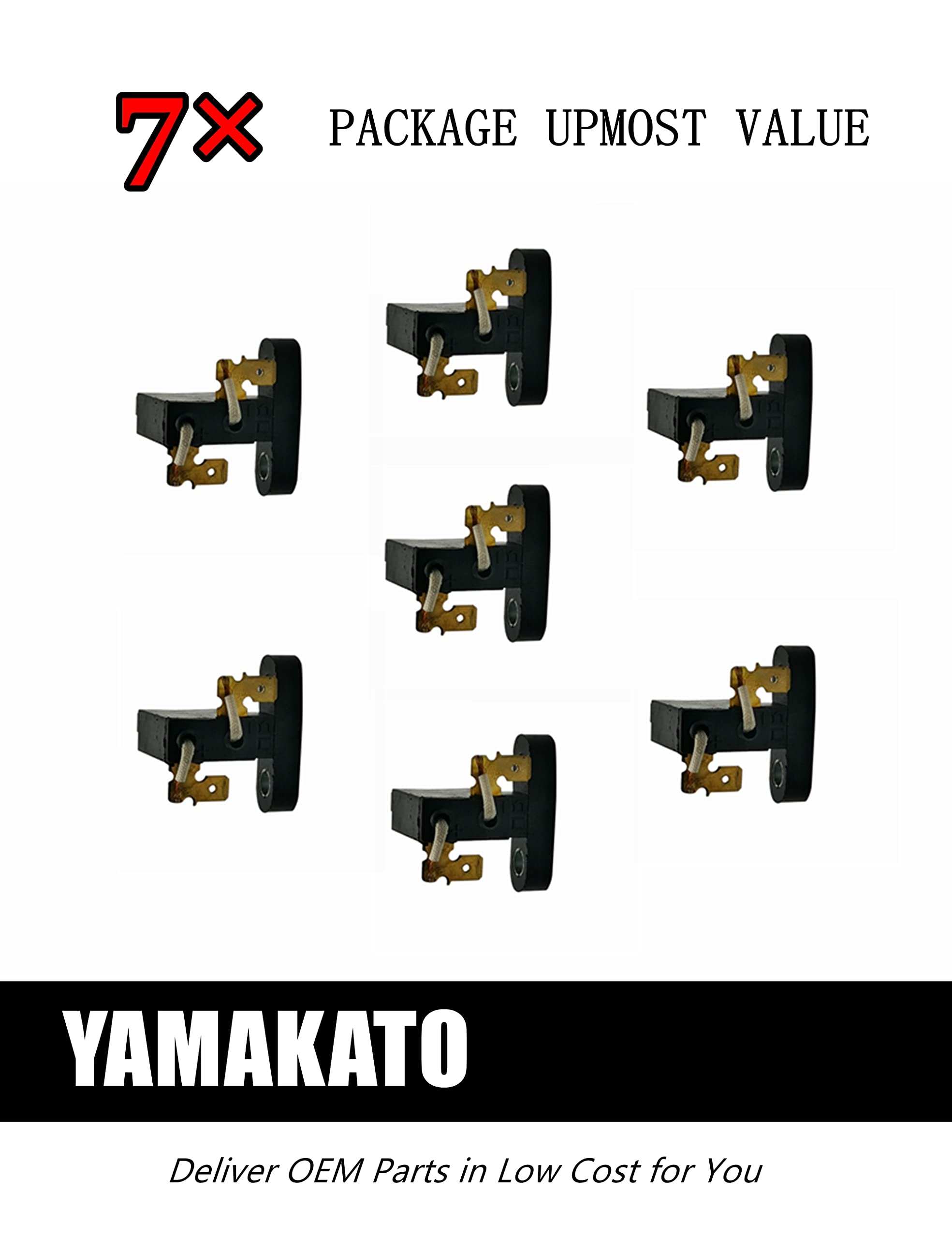 Yamakato Generator Carbon Brush Assembly For Honda Generac Predator Champion Ryobi Homelite Wen Westinghouse Duromax Powerhorse