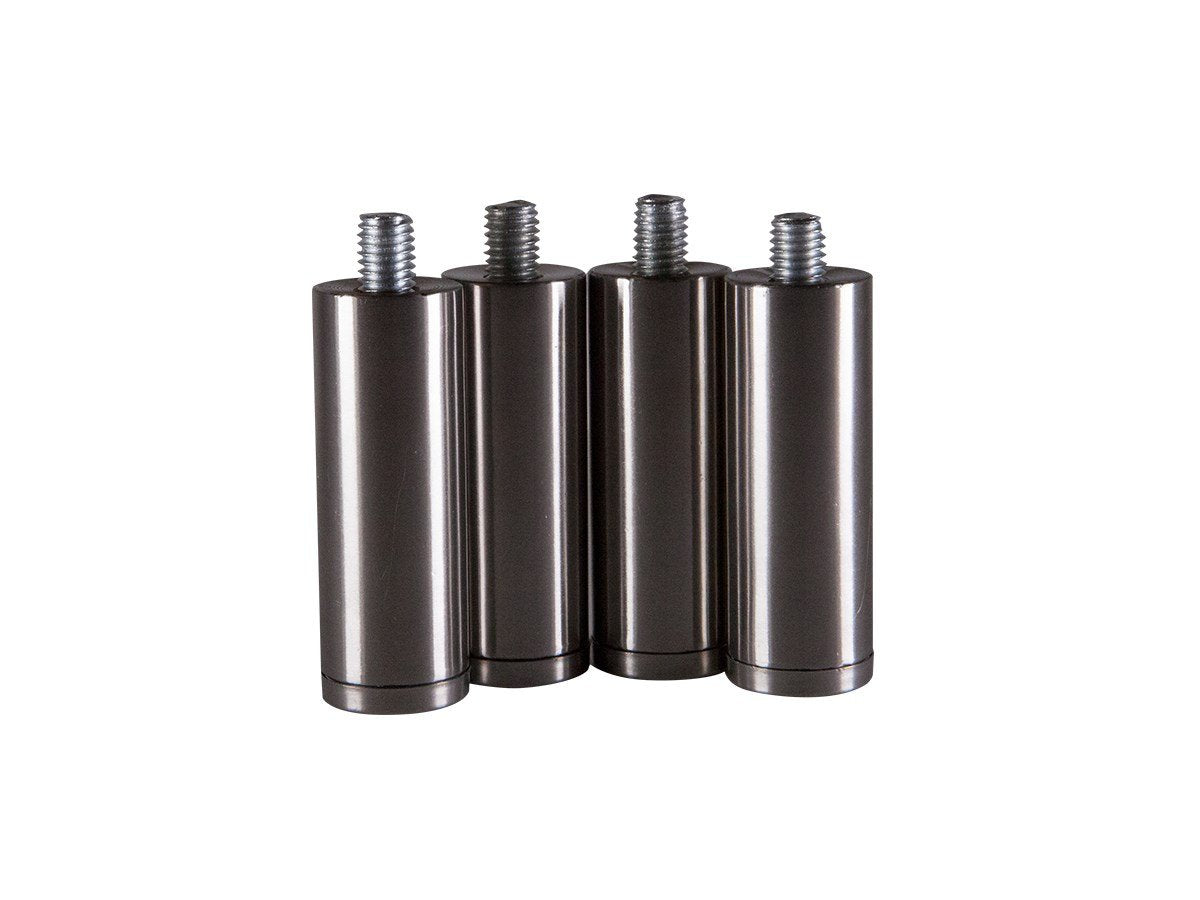 Monoprice Medium Multimedia Desktop Stand, Black Glass (27.6'' X 12.2'' X 3'')   Stand & Riser, Laptop Stand, Desktop Tv Stand,