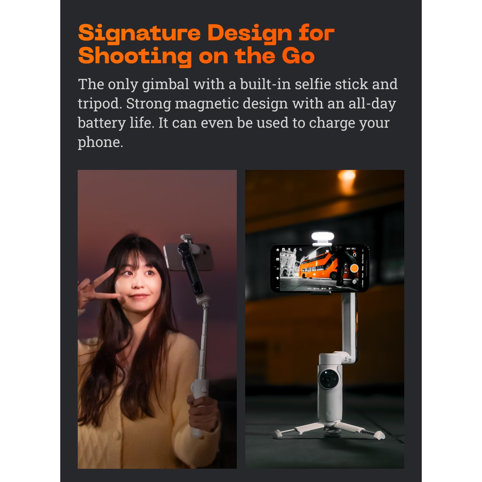 Insta360 Flow Gimbal Stabilizer For Smartphone, Creator Kit - Ai-Powered Gimbal, Auto Tracking Phone Stabilizer, 3-Axis Stabiliz