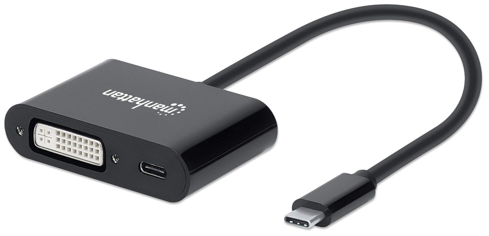 Usb-C To Dvi Converter With Pd Port