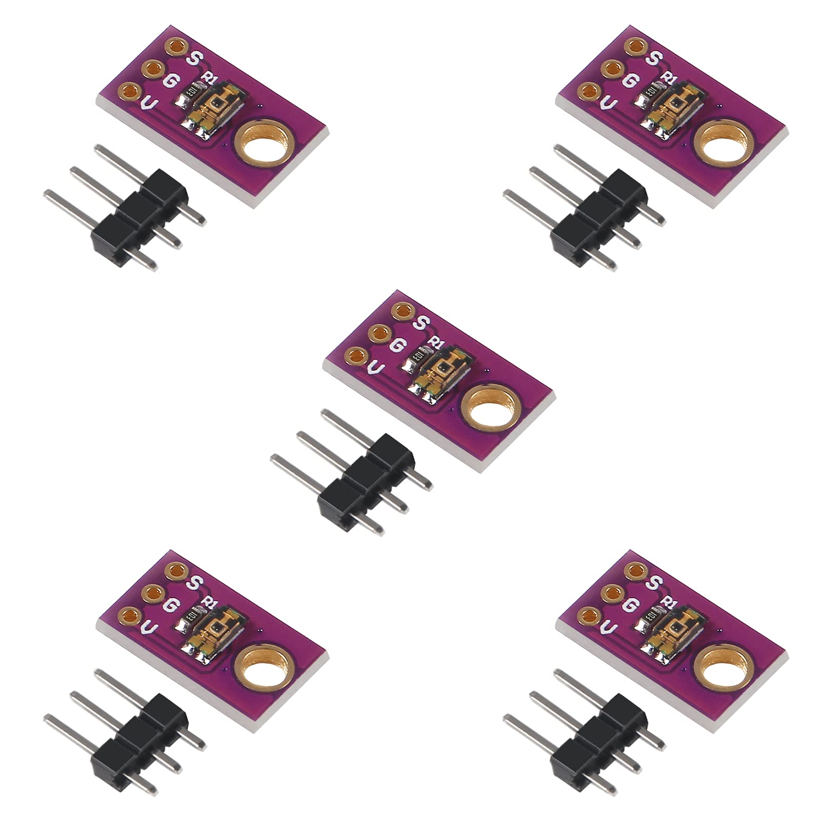 Aceirmc 5Pcs Cjmcu   Temt6000 Light Sensor Professional Temt6000 Light Sensor Module For Arduino