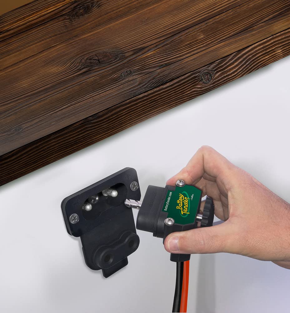 Battery Tender Dc To Dc Power Connector: Trolling Motor Plug For Onboard Marine 12V To 48V Dc Power Connection, Weather Resistan