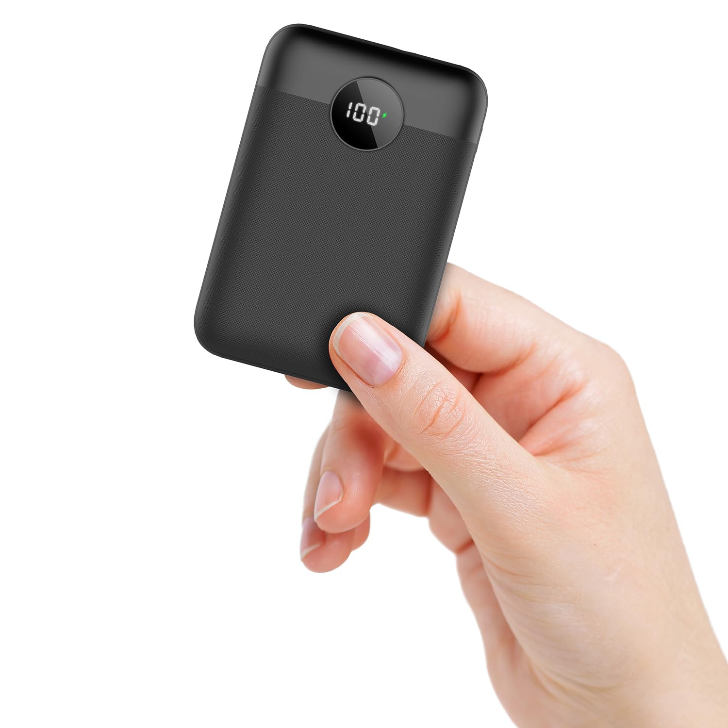 Okzu Heated Vest Battery Pack, 5V 2A Power Bank For Heated Jacket, Pants, Stadium Seats, 10000Mah Small Led Display Fast Chargin