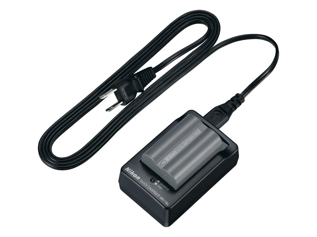 Nikon Mh-18A Quick Battery Charger For The En-El3E Battery Compatible With Nikon D80, D200, D300 And D700 Digital Slr Cameras
