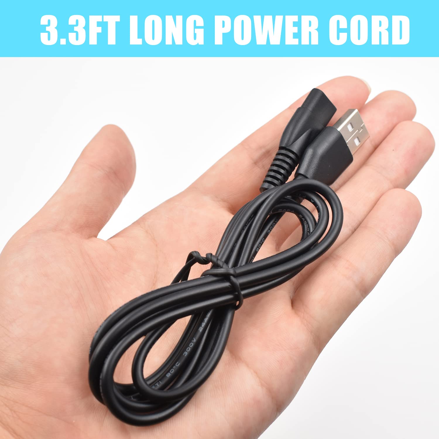 Charger Compatible With Limural Hair Clippers For Men,Hair Clippers Charger Cord Replacement Fits Limural Hair Clipper, Power Co