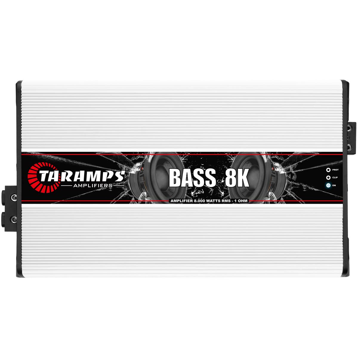 Taramps Bass 8K 1 Ohm Monoblock Amplifier 8000 Watts Rms 1 Channel Powerful Full Range Great For Sub/Bass Rca Input Subsonic Fil