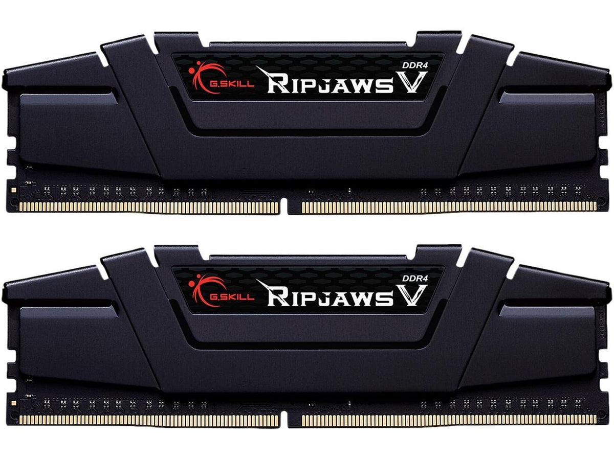 G.Skill Ripjaws V Series (Intel Xmp) Ddr4 Ram 64Gb (2X32Gb) 3200Mt/S Cl16-18-18-38 1.35V Desktop Computer Memory Udimm - Black (
