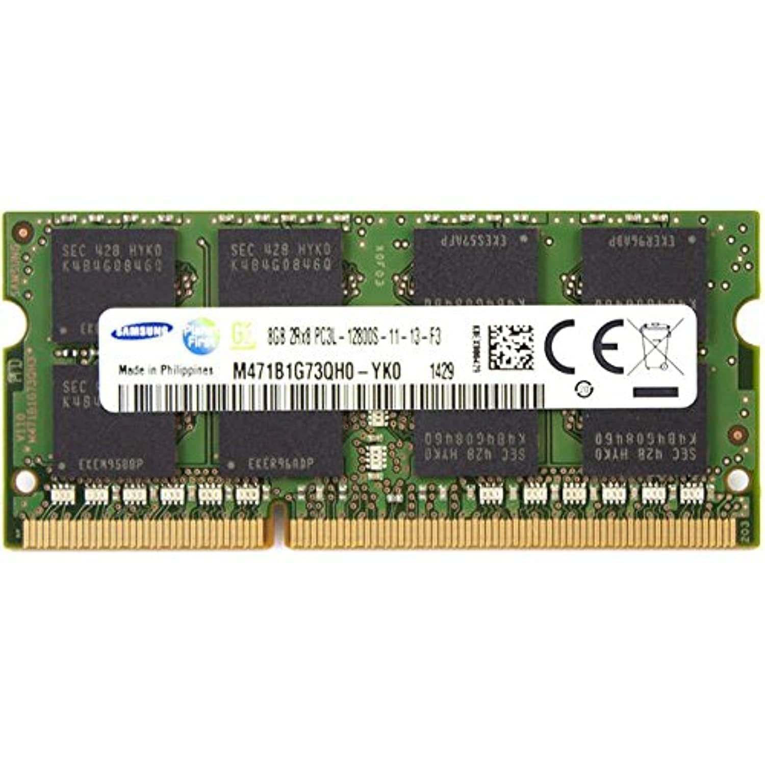 Samsung Ddr3L 1600 Sodimm 8Gb/1Gx64 Cl11 Chip Notebook Memory
