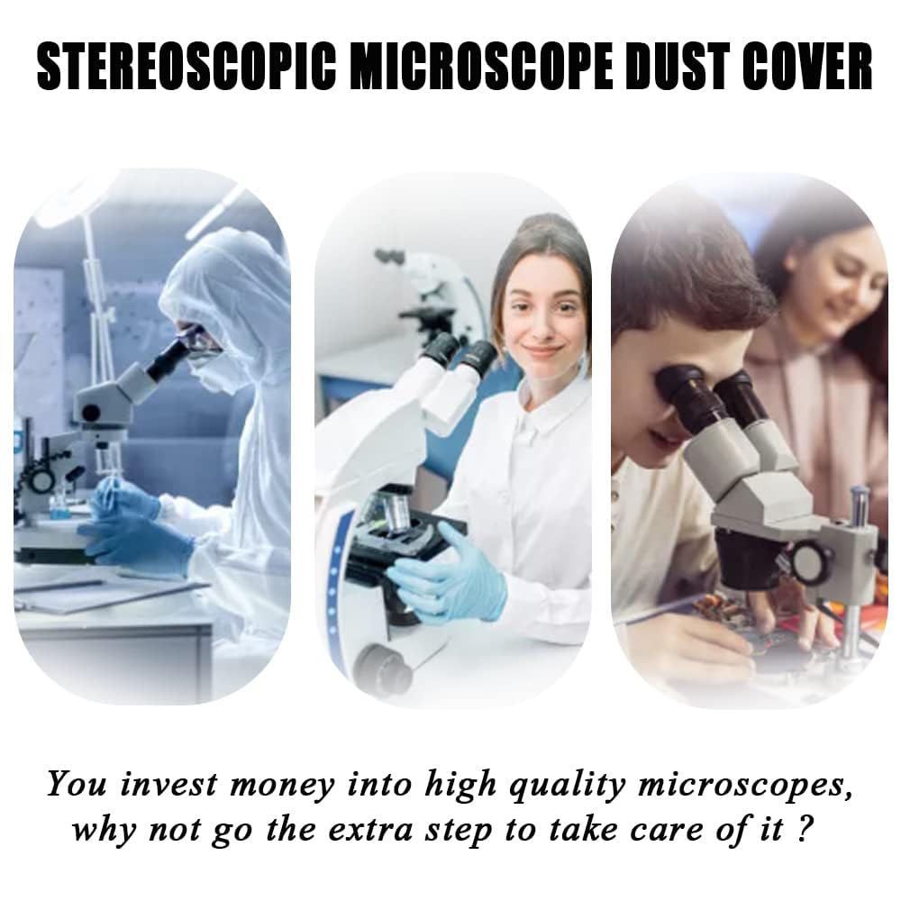 Microscope Dust Cover Compatible With 3.5X 180X, 3.5X 90X, Sw 3T24Z   Lab Lensmeter Instruments Accessories, Esd Material, 31.1'