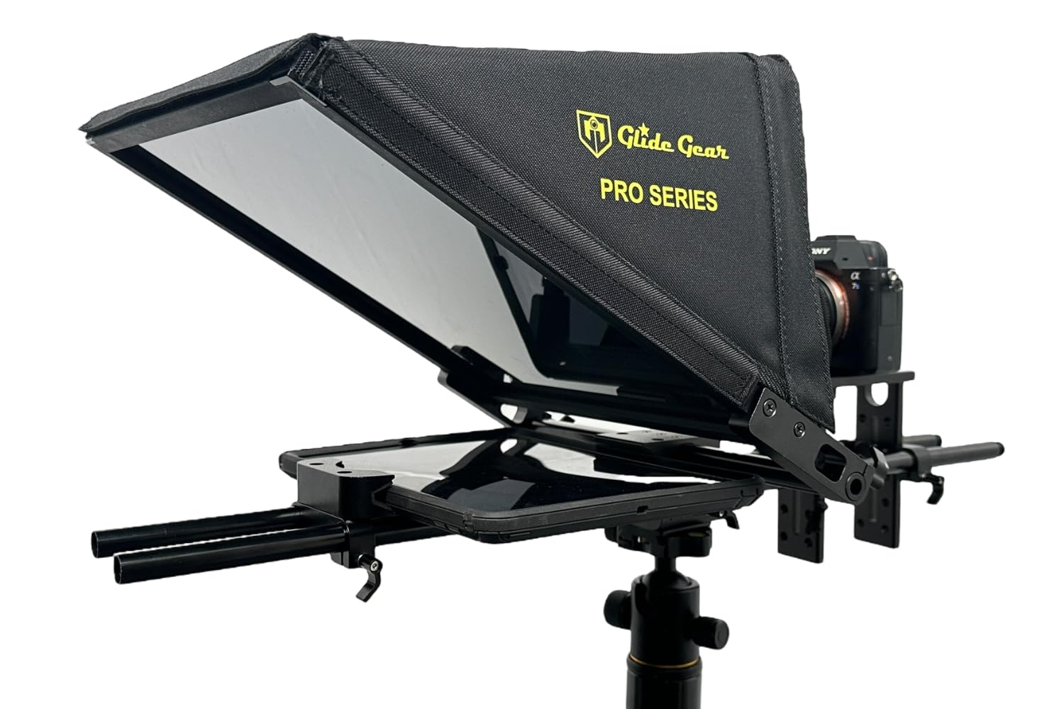 Glide Gear Tmp 750 Teleprompter - All Camera & Smartphones, Tablets - 17 Glass, Hard Case, No Assembly