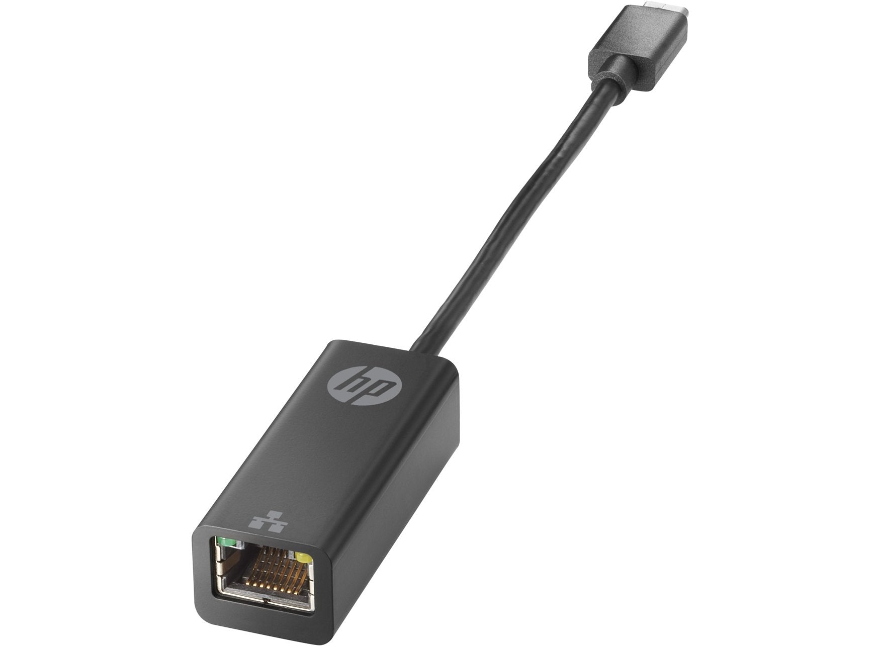 HP USB C to RJ45 Adapter   No Localization (V7W66AA), Black