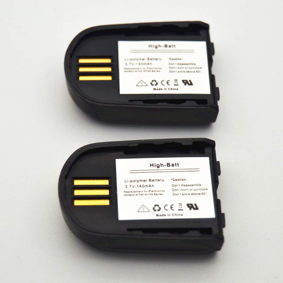 High Batt Gbbbt Wh500 W745 Battery, Replacement Battery 84598 01 82742 01 204755 01 For Plantronics Savi W740 W440 M W440 W740 M