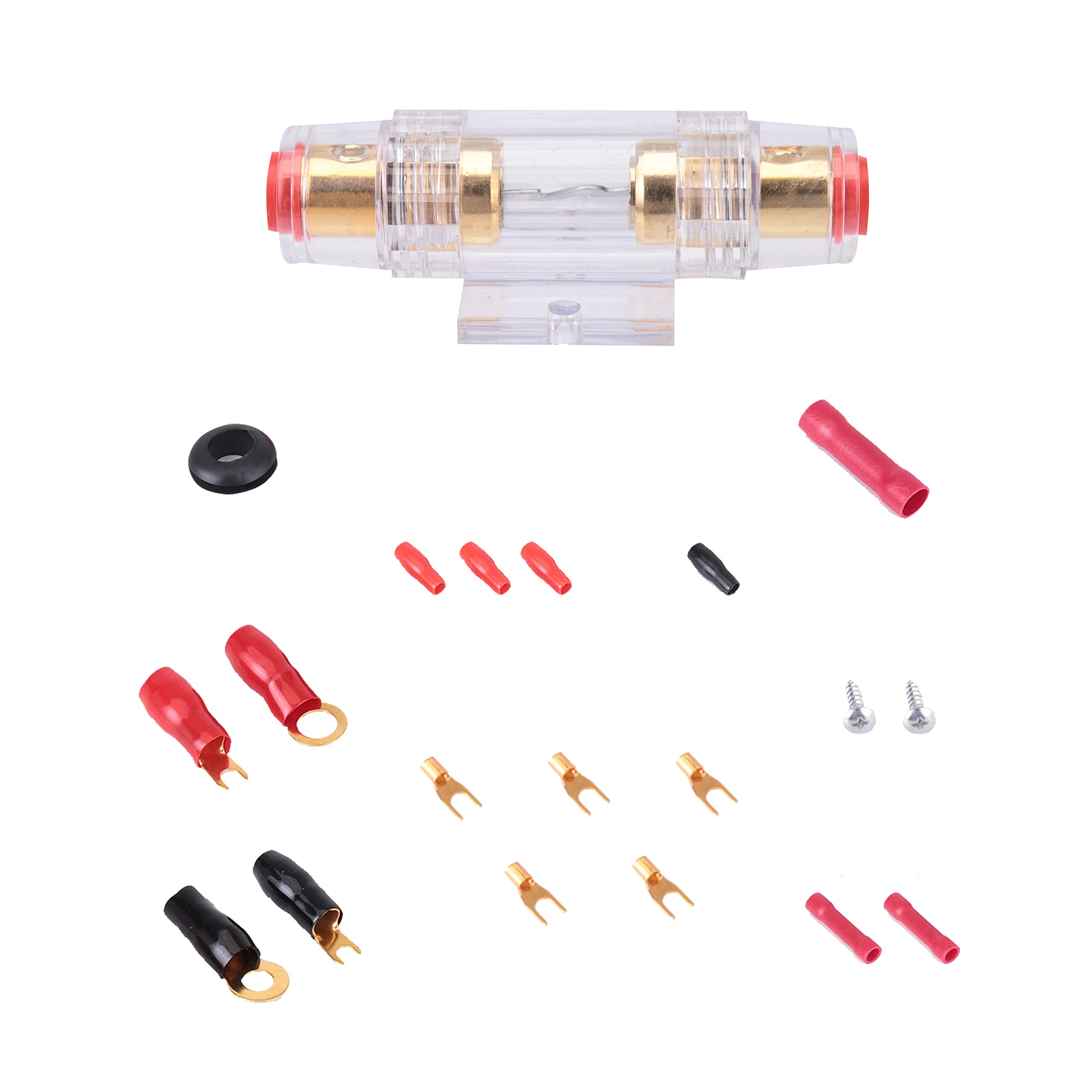 Pyle Car Stereo Wiring Kit   Audio Amplifier & Subwoofer Speaker Installation Cables (4 Gauge), Blue (Plam40)